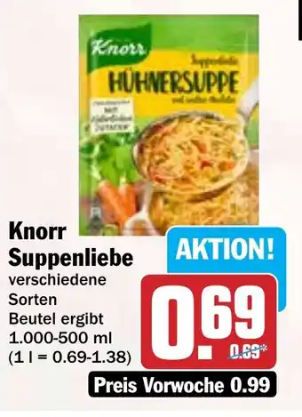 Hit Knorr Suppenliebe Angebot
