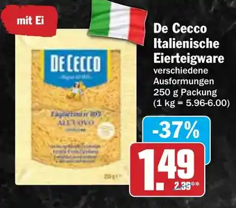 Hit De Cecco Italienische Eierteigware Angebot