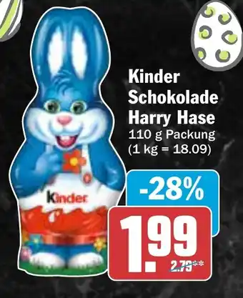 HIT Kinder Schokolade Harry Hase Angebot