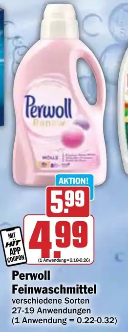 Hit Perwoll Feinwaschmittel Angebot