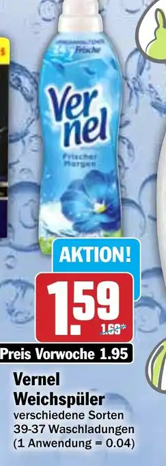 Hit Vernel Weichspüler Angebot