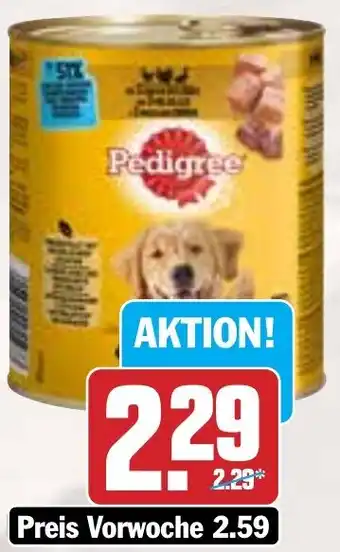 Hit Pedigree Hundefutter Angebot