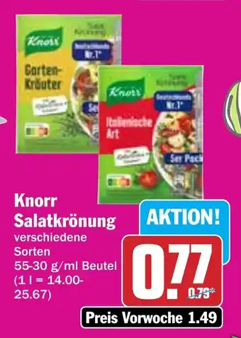 Hit Knorr Salatkrönung Angebot