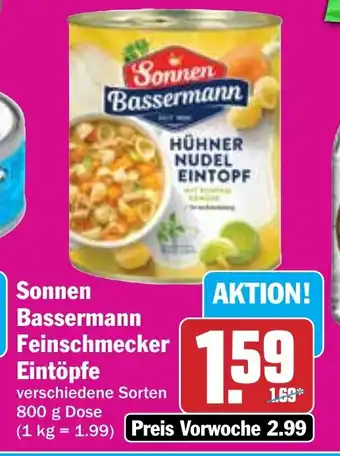 Hit Sonnen Bassermann Feinschmecker Eintöpfe Angebot