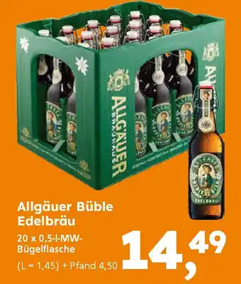 Globus Baumarkt Allgäuer Büble Edelbräu Angebot