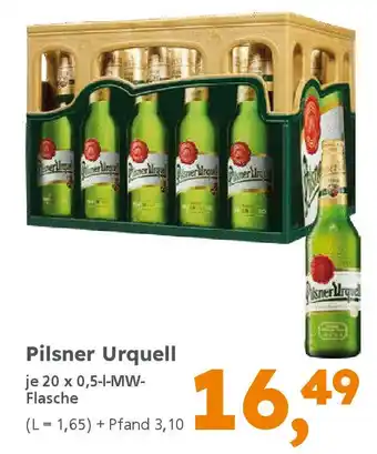 Globus Baumarkt Pilsner Urquell Angebot