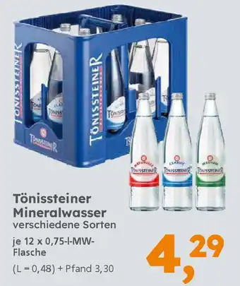 Globus Baumarkt Tönissteiner Mineralwasser Angebot