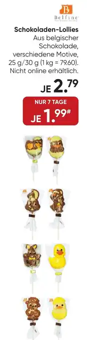 Galeria Belfine Schokoladen-Lollies Angebot