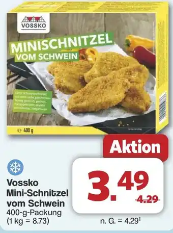Famila Nord West Vossko Mini-Schnitzel vom Schwein Angebot