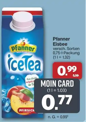 Famila Nord West Pfanner Eistee Angebot