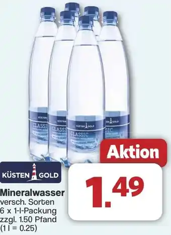 Famila Nord West KÜSTEN GOLD Mineralwasser Angebot