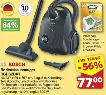 Famila Nord West BOSCH Bodenstaubsauger BGDS2BA1 Angebot