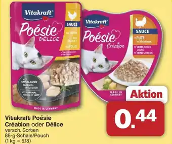 Famila Nord West Vitakraft Poésie Création oder Délice Angebot