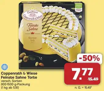 Famila Nord West Coppenrath & Wiese Feinste Sahne Torte Angebot