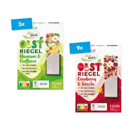 Netto Marken-Discount Kornmühle Fruchtriegel 150 g, verschiedene Sorten, 14er Pack Angebot