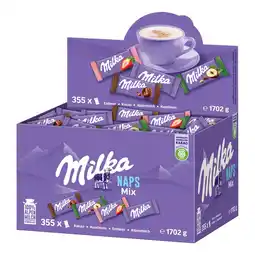 Netto Marken-Discount Milka Naps Mini- Schokoladentafeln versch. Sorten 1,702 kg Vorratsbox Angebot