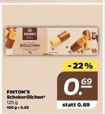 NETTO Finton's Schokoröllchen Angebot