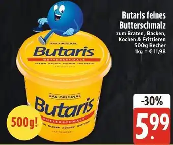 Edeka Xpress Butaris feines butterschmalz Angebot