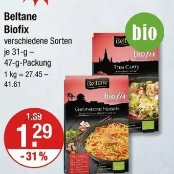 V Markt Beltane biofix Angebot