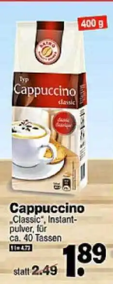 Repo Markt Cappucino Angebot