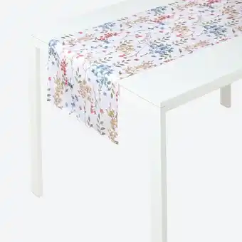 NKD Tischläufer mit Blumendruck, ca. 40x140 cm Angebot