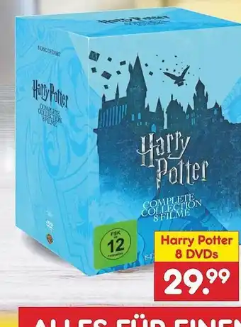 Netto Marken-Discount Harry Potter 8 Dvds Angebot
