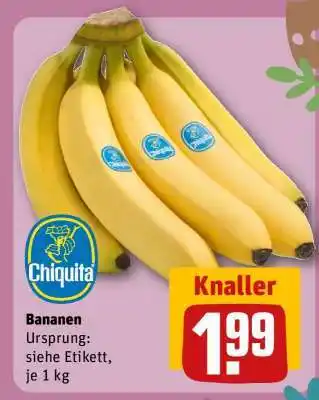 REWE Bananen Angebot