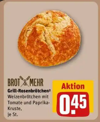 REWE Grill-Rosenbrötchen² Angebot