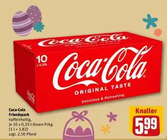 REWE Coca-Cola Friendspack Angebot