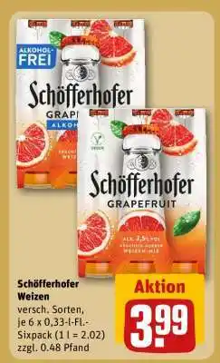 REWE Schöfferhofer Weizen Angebot