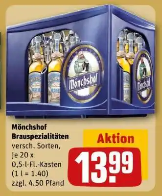 REWE Mönchshof Brauspezialitäten Angebot