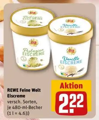 REWE REWE Feine Welt Eiscreme Angebot