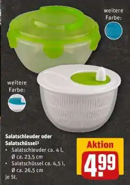 REWE Salatschleuder oder Salatschüssel Angebot
