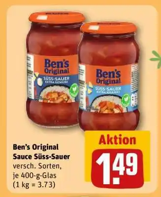 REWE Ben’s Original Sauce Süß-Sauer Angebot