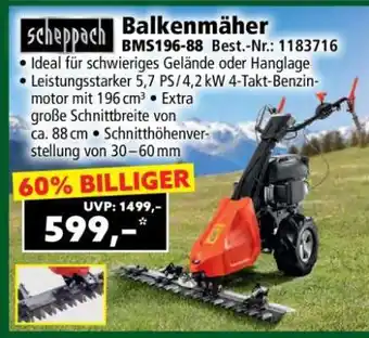Norma Balkenmäher BMS196-88 Angebot