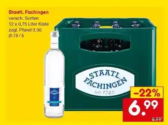 Netto Marken-Discount Staatl. Fachingen Angebot