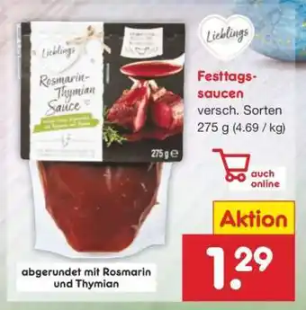 Netto Marken-Discount Festtagssaucen Angebot