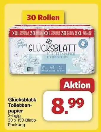 Famila Nord Ost GLÜCKSBLATT Toilettenpapier Angebot