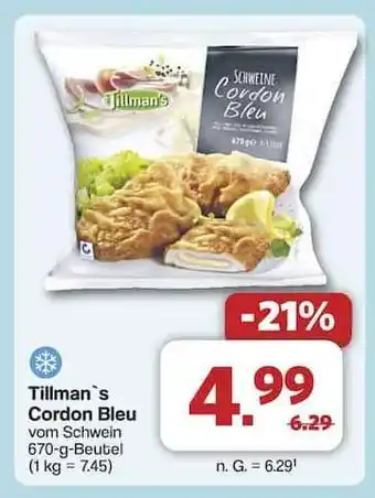 Famila Nord Ost Tillman's Cordon Bleu Angebot