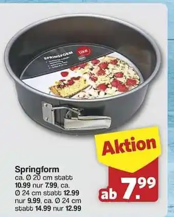 Famila Nord Ost Springform Angebot