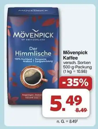 Famila Nord Ost MÖVENPICK Kaffee Angebot