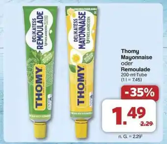Famila Nord Ost Thomy Mayonnaise oder Remoulade Angebot