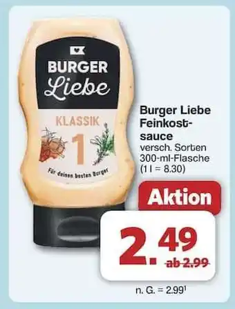 Famila Nord Ost Burger Liebe Feinkostsauce Angebot