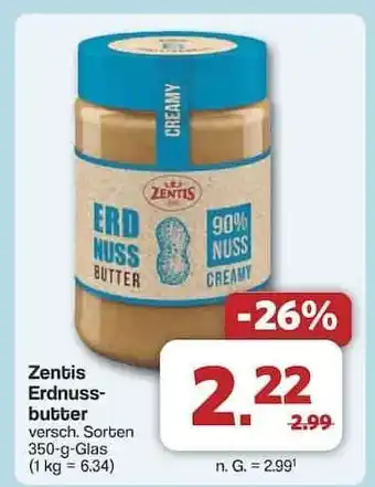 Famila Nord Ost ZENTIS Erdnussbutter Angebot