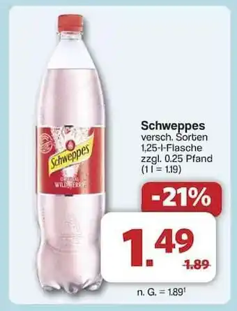 Famila Nord Ost Schweppes Angebot