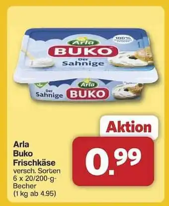Famila Nord Ost ARLA Buko-Frischkäse Angebot