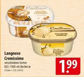 Famila Nord Ost LANGNESE Cremissimo Angebot