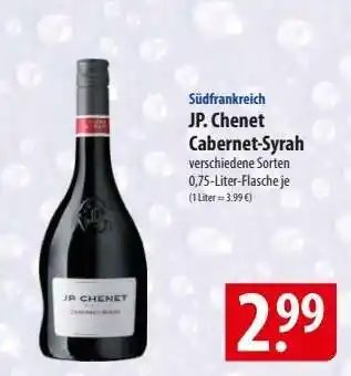 Famila Nord Ost JP. Chenet Cabernet-Syrah Angebot