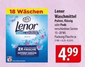 Famila Nord Ost Lenor Waschmittel Angebot