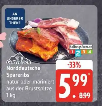 Edeka Norddeutsche Spareribs Angebot